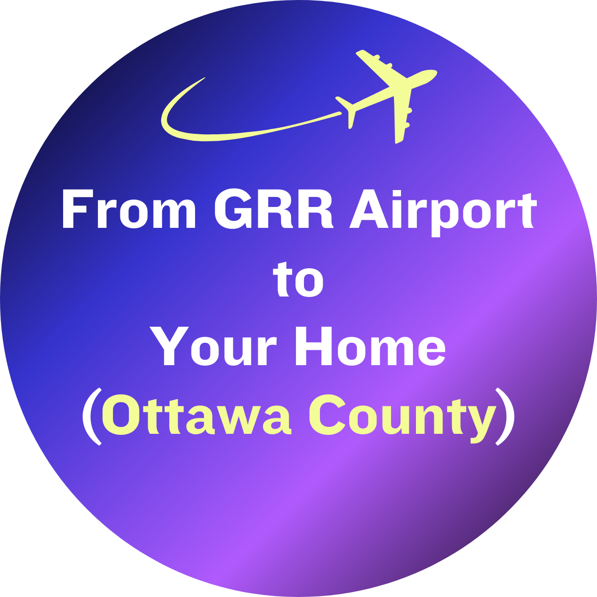 From GRR Airport to your Home - Holland, Zeeland, West Olive, Grand Haven, Spring Lake - $89.95 for entire carload/party/luggage